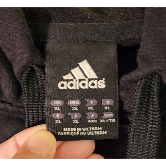 Adidas Mens Active360 Black & Red Full-Zip Hoodie Jacket XL - Picture 4 of 9